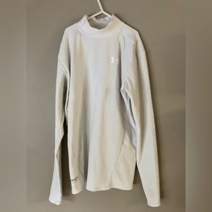 Mens white Under Armour Tactical cold gear Long Sleeve size large